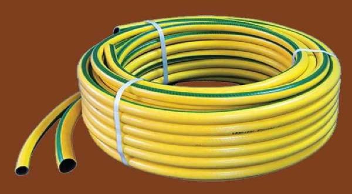 Csavarodásmentes PVC locsolótömlő - 1/2" - sárga