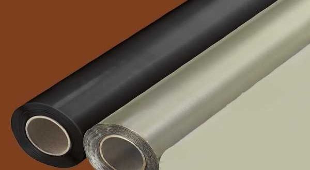 Építési fólia, újrahasznosított PE - 0,2 mm - 4 x 25 m