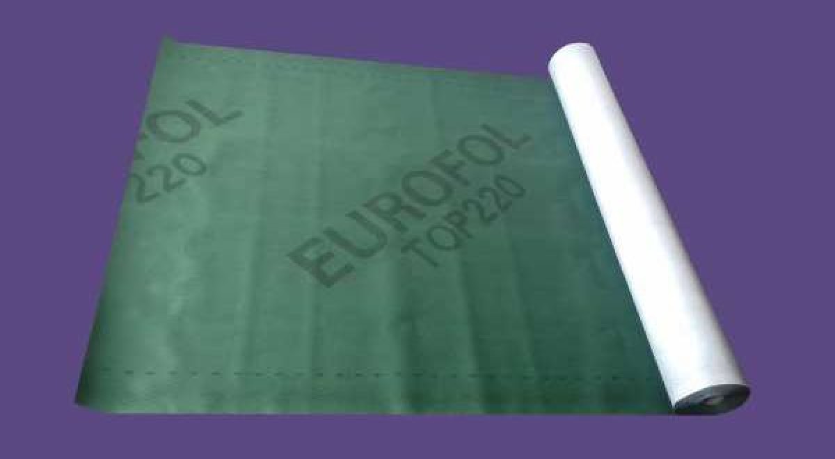 EUROFOL 220TOP páraáteresztő tetőfólia - 220 g/m2 - 1,5 x 50 m