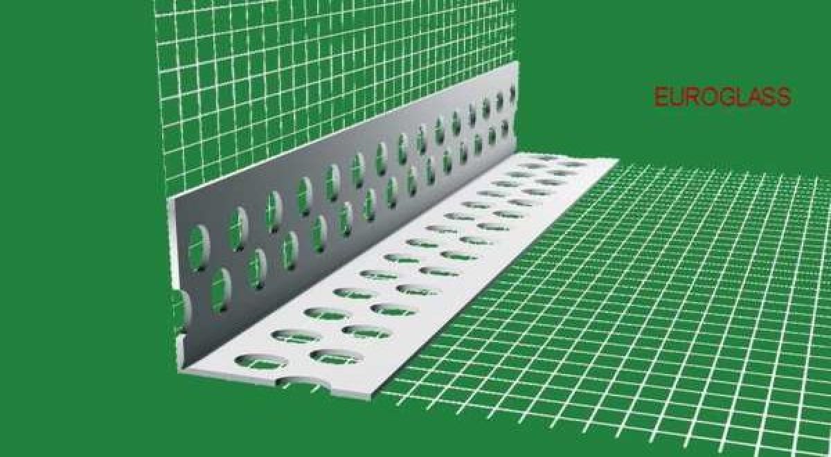 EUROGLASS standard hálós műanyag élvédő - 10 x 23 cm - 2,5 fm/db