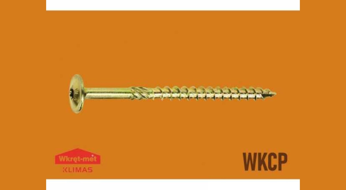 Faszerkezetépítő csavar lapos fejjel - 6 x 140 mm