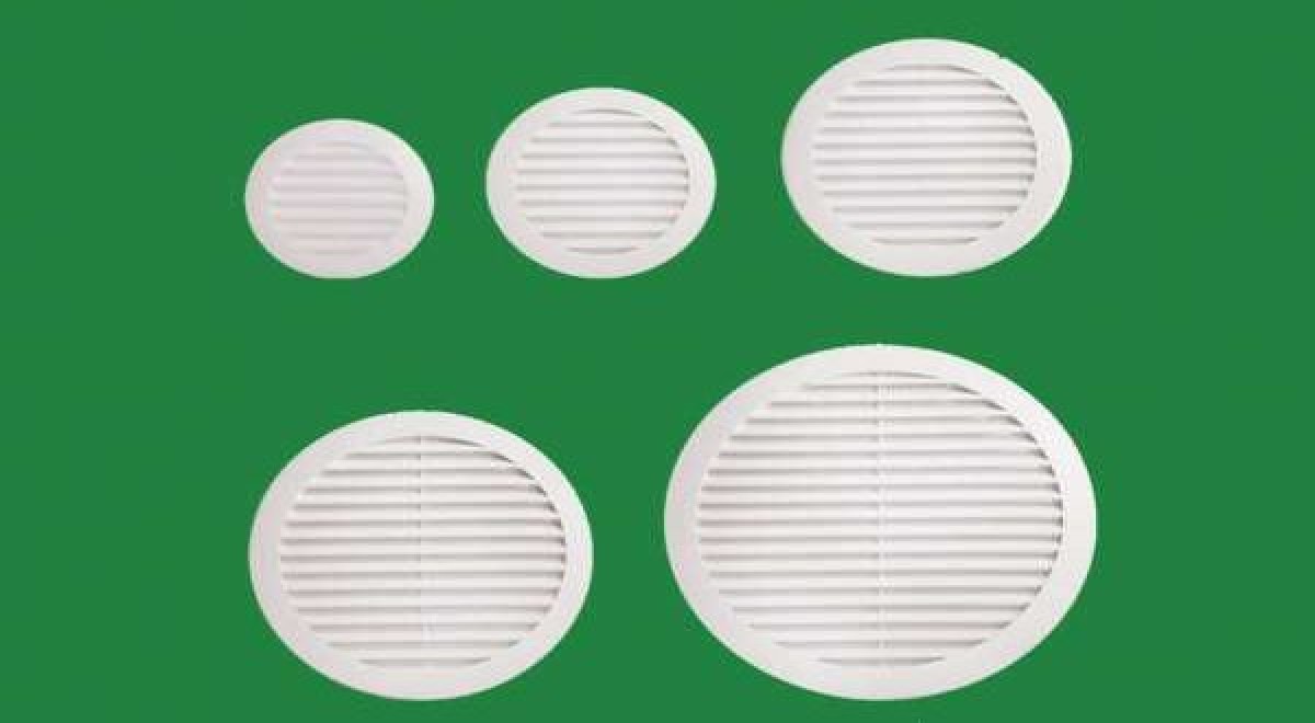 Fix szellőzőrács, fehér kerek - O 120 mm