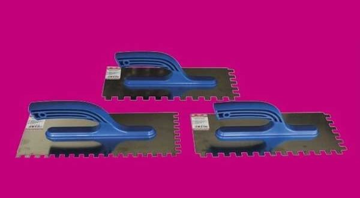 Fogazott rozsdamentes glettelő