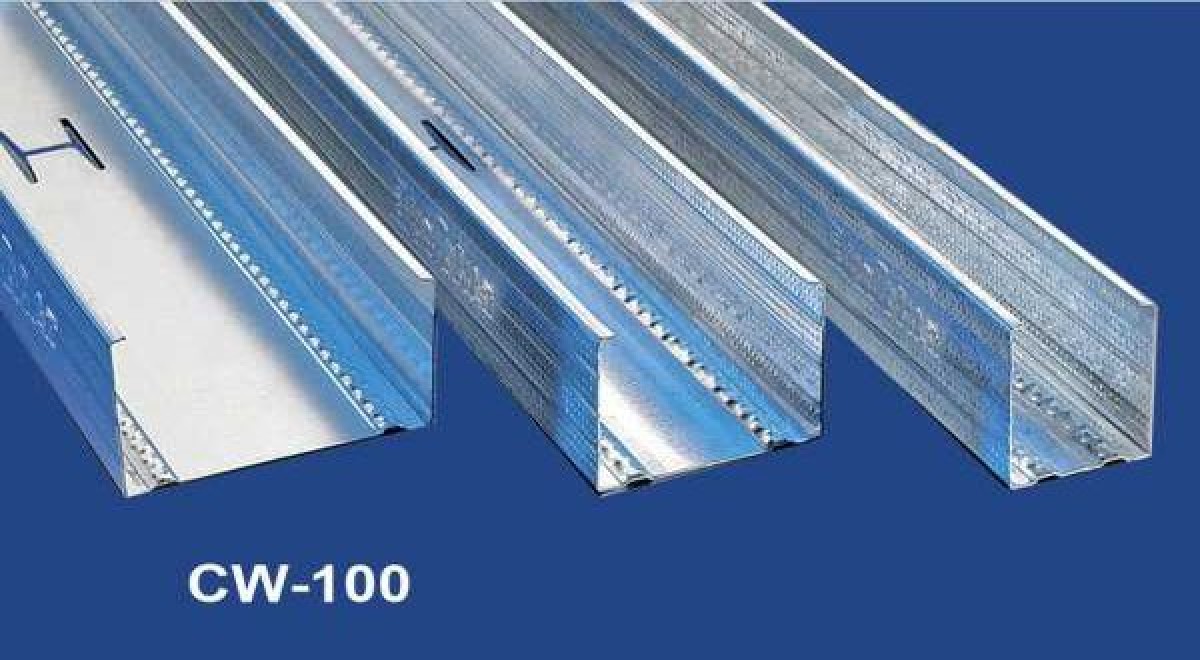 Függőleges falvázprofil - 0,6 mm CW100 - 3 fm/db