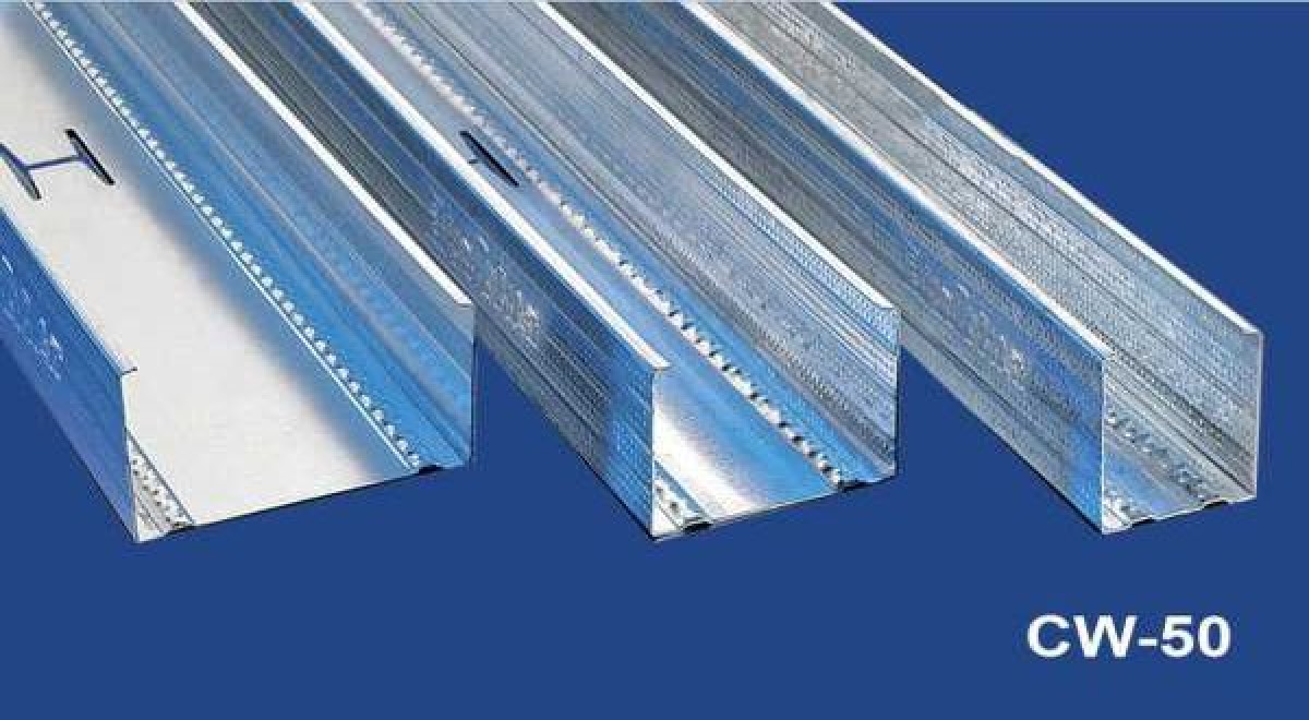 Függőleges falvázprofil - 0,6 mm CW50 - 3 fm/db