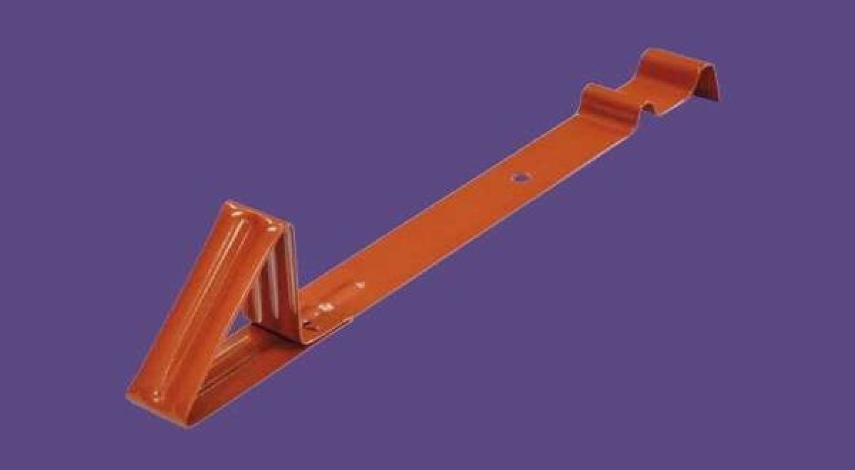 Hóvágó, hullámos végű - Twist - téglavörös