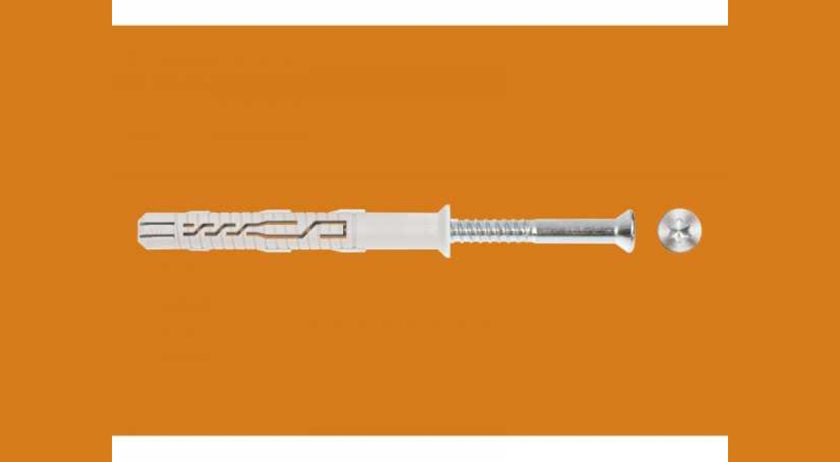 KPS-F NYLON tipli 12 x 80 mm - süllyesztett TX fejű csavarral - 8 x 85 mm