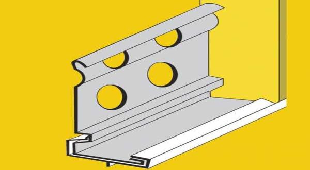 Lábazati vízorros profil PVC bevonattal - 14 mm - 3 fm/db