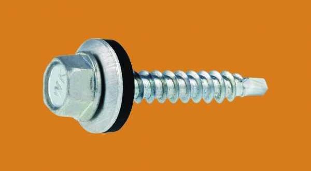 Lindab típusú csavar fához - 4,8 x 55 mm - CINK