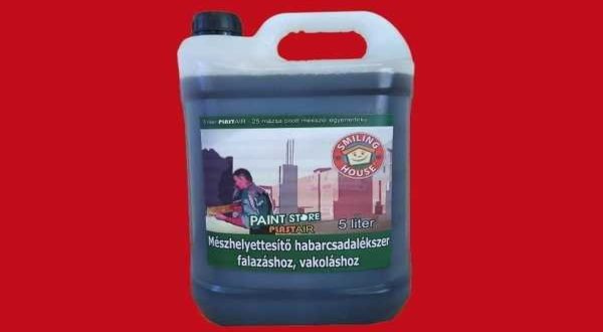 Mészpótló habarcsadalék - 5 liter = 25 q oltott mész