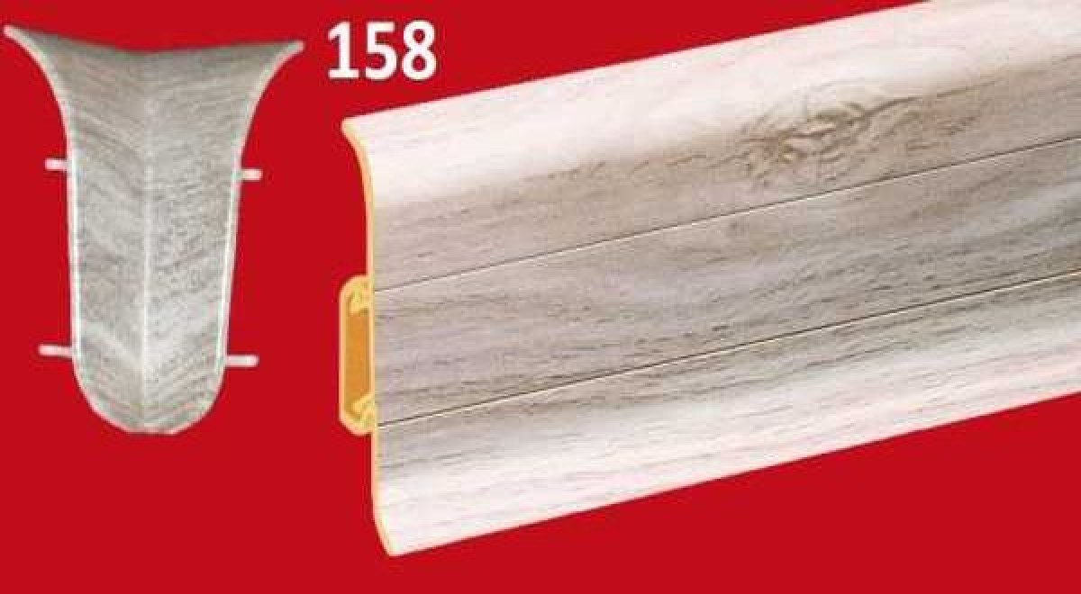 Parkettaszegély belső sarokelem - SLIM158