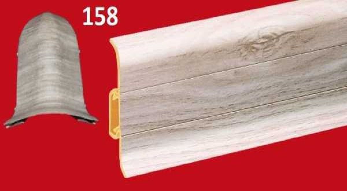 Parkettaszegély külső sarokelem - SLIM158