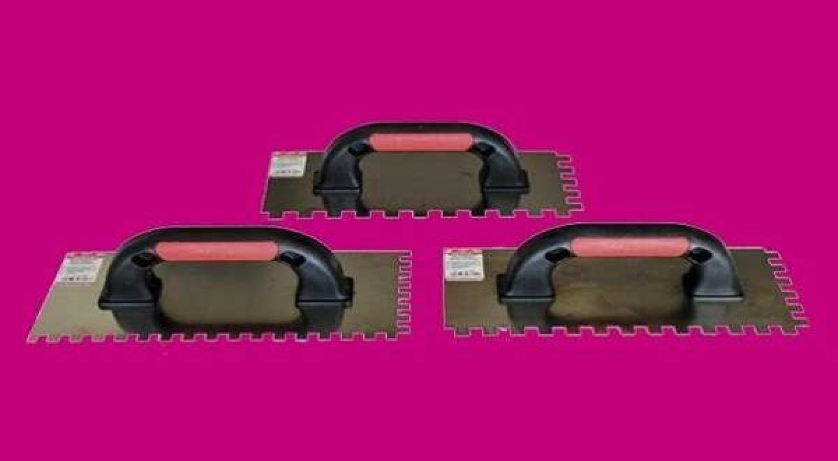 PROFI fogazott rozsdamentes glettelő