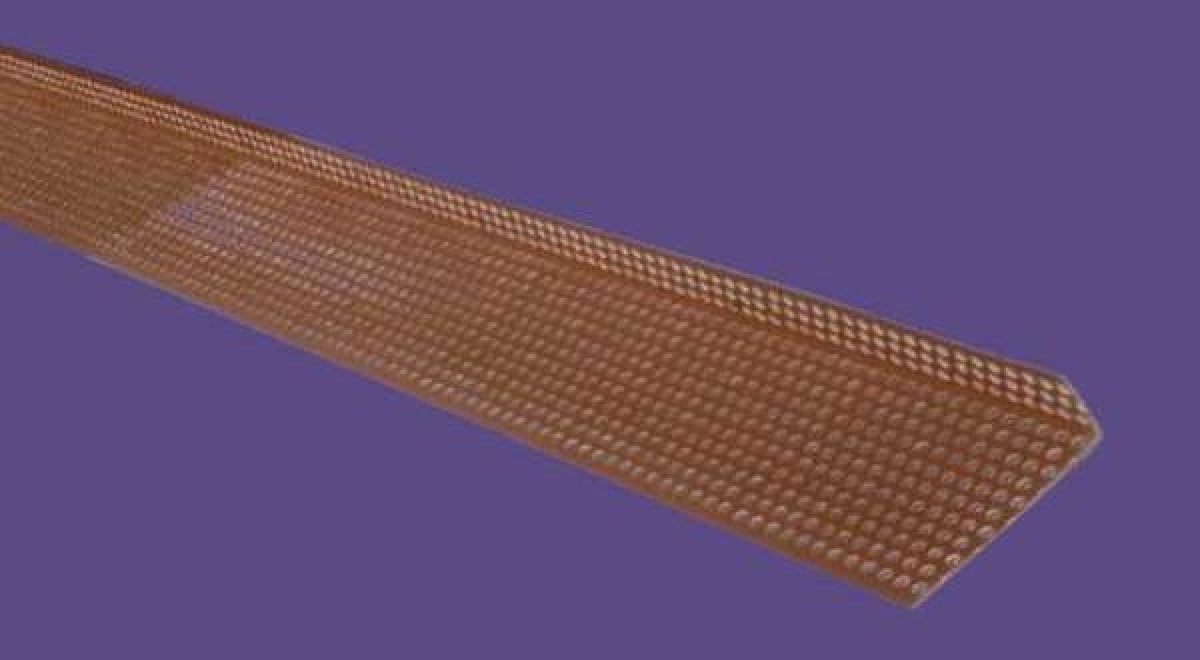 PVC szellőzőprofil - 30 x 90 mm - 2,5 fm/db - téglavörös