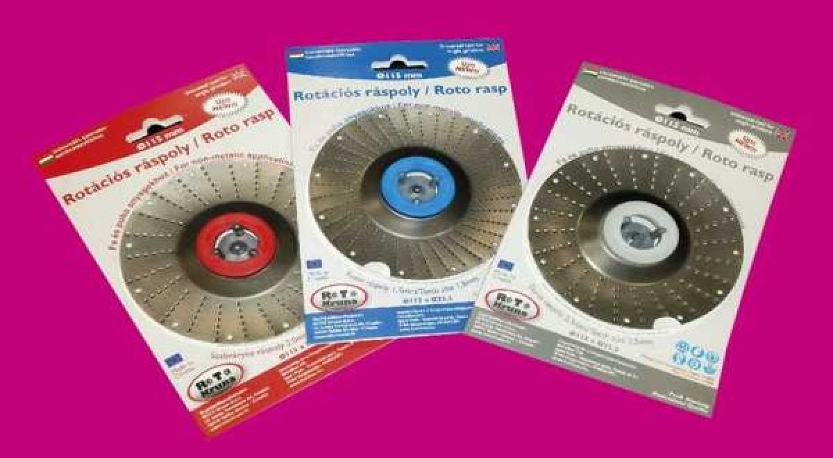 Rotációs ráspoly - o 115 mm - o 22,2 x 2,5 mm - durva