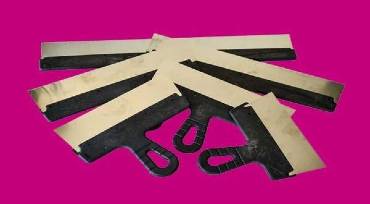 Rozsdamentes acél fali spatula