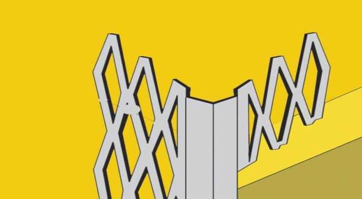 Sarokvédő acél vakolóprofil