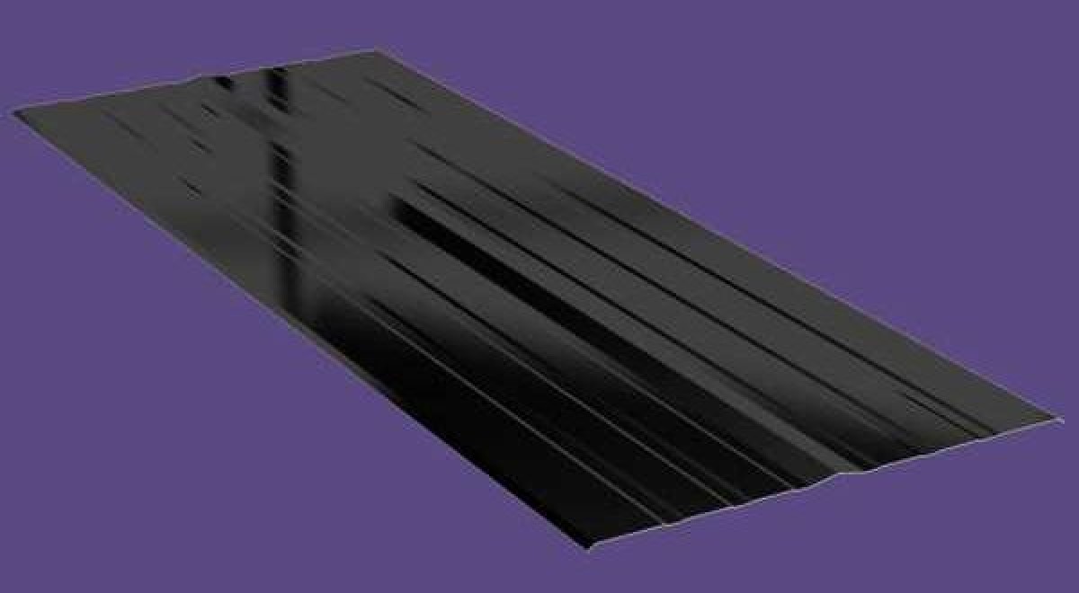 Univerzális alumínium vápaelem - 2 x 0,5 m - antracit